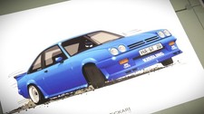 Opel manta tuning poster - b,