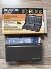 Sharp PC-E500S Pocket Computer 256kb - OVP & Bedienungsanleitung 