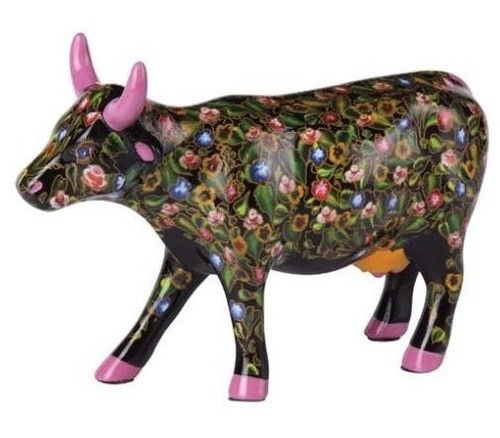 Flower power cow cowparade - flower,