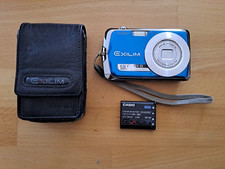 Kamera Casio Exilim EX Z2 Digitalkamera blau Digicam 12.1 MP Teildefekt