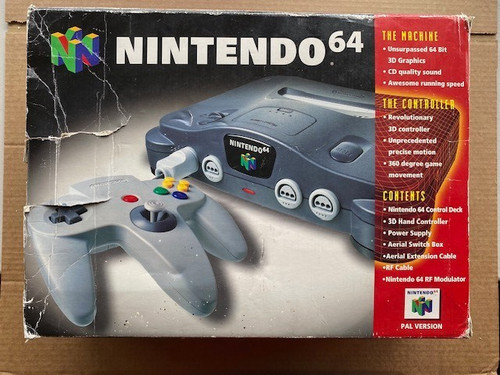 N64 konsole boxed - n64,