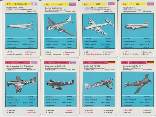 Quartett historische flugzeuge - historische,