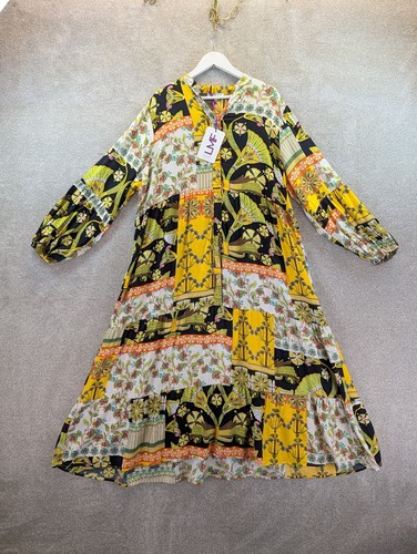 Lmf patchwork stufen maxikleid - lmf,