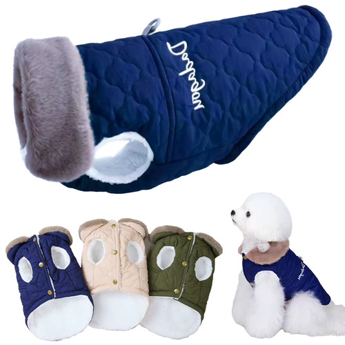Hundejacke fleece winter warm - fleece,