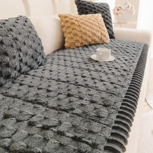 Stilvoller grauer flanell sofa - grauer,