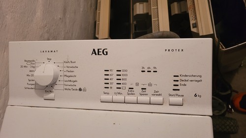 Aeg waschmaschine toplader - waschmaschine,