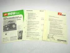 Fritzmeier FK9115 Kabine für IHC 433 533 633 Schlepper Prospekt Preisliste 1975
