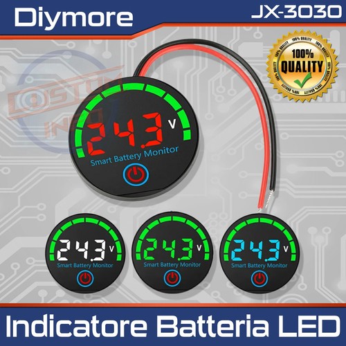 Led batterieanzeige rund - led,