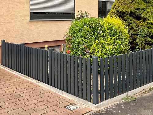 Kunststoffzaun anthrazit - kunststoffzaun,