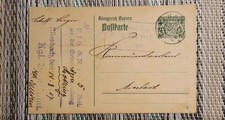 Deutsches Reich 1917 Königreich Bayern Stempel Kgl. Bezirksamt 14.08.1917