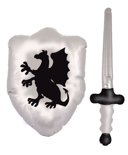 Aufblasbares ritterset schwert - ritterset,