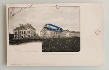 AK Foto Karte Gruss aus Naumburg Saale Anhalt Militär Kaserne 55 Post 1901 ALT 