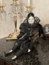Porzellan clownfigur - porzellan,