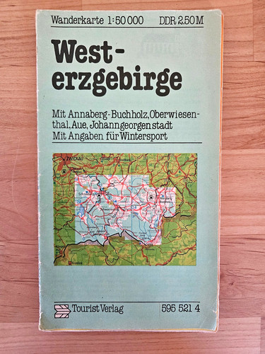 Original ddr wanderkarte - original,