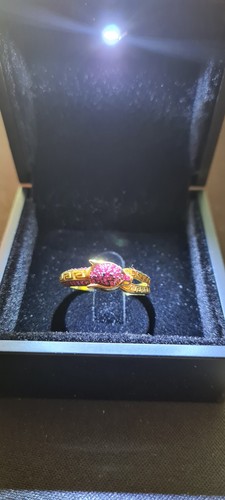 Ring karat goldplattierung - ring, 18-karat-goldplattierung