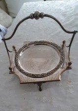 altes, englisches Tablett mit