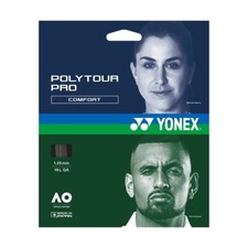 Yonex Poly Tour Pro 1,25 mm Tennissaite 12 m Set Schwarz