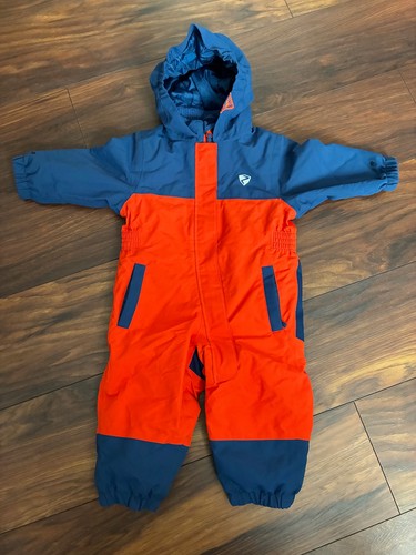 Ziener schneeanzug orange blau - ziener,