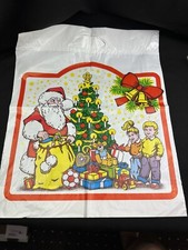 DDR seltene Plastik / PVC Tüte - Tasche Weihnachten 47cm x 38 cm - NEU / DDR RAR