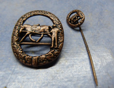 Longierabzeichen  Reiterabzeichen mit Nadel Reitabzeichen