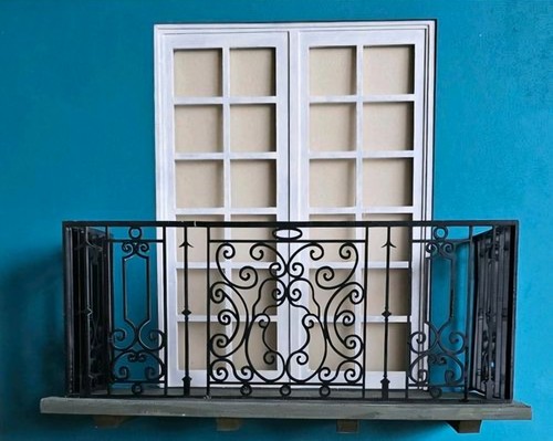 Mdf balkon geländer - balkon, 1:12