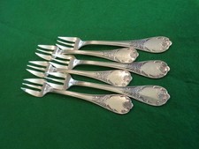 Christofle Modell MARLY Satz Austerngabeln für 6 Personen versilbert TOP !