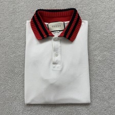 GUCCI Polo Shirt Men's White