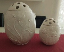 Villeroy & Boch Easter Ei Vase 2x Deckelvasen Osterei RAR