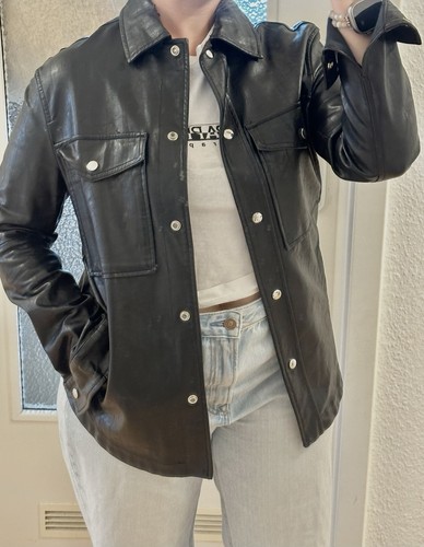 Bershka leder hemdjacke - bershka,