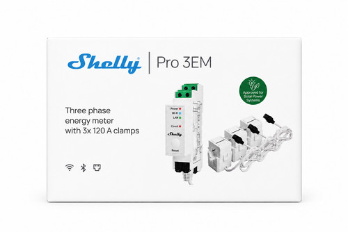Shelly pro 3em - 3em, 3-phasen