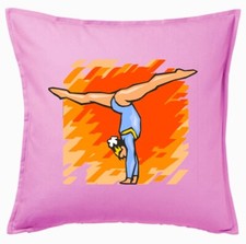 Kissenbezug Pink Kunstturnen