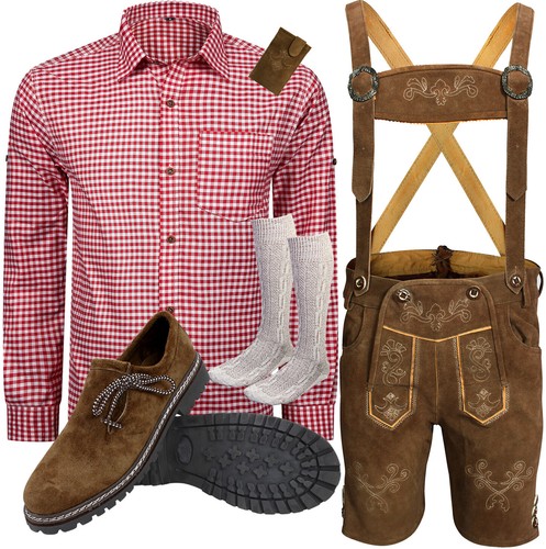 Herren kurz trachtenset - herren,