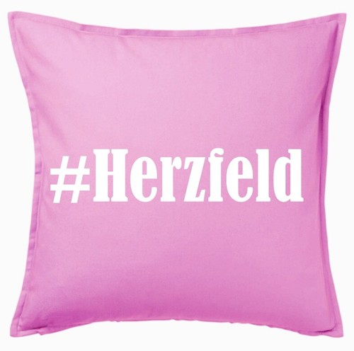 Herzfeld kissenbezug pink - pink, ich