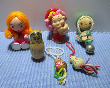 Puppen Konvolut  Miniatur Puppenhaus/Puppenstube/Puppenküche/Kaufmannsladen