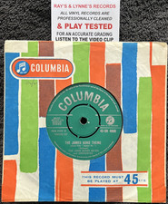 The John Barry Seven – The James Bond Theme 7'' Vinyl 1962 1st TESTED EX+ VIDEO