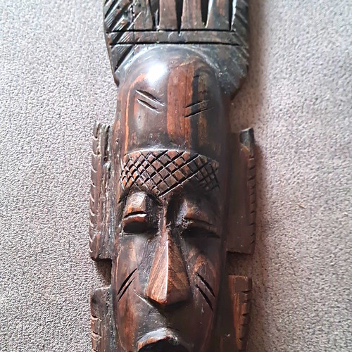 Afrikanische holzmaske - afrikanische,
