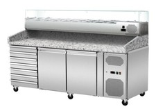 Gastro pizzakühltisch mit - pizzakühltisch,