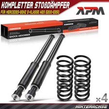 4x Komplett Stoßdämpfer Federbein Satz Hinten für Mercedes E-Klasse W211 200-300