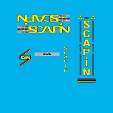 Scapin bicycle decals