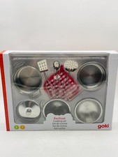 Goki Kochset 9-Teilig Puppengeschirr Kinderküche Spielküche Lernen - NEU & OVP