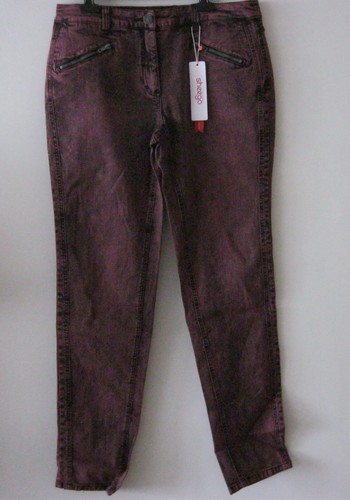 Jeanshose jeans hose bordeaux - hose,