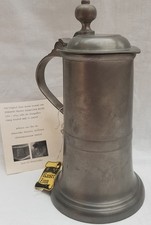 Kaiser Zinn-Kanne Zinn-Krug mit Stempel rein Zinn nach Johann Franz Both