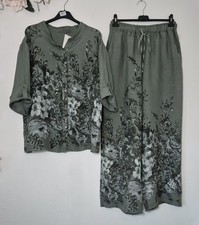 Damen 100% Leinen 2-Teiler