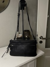 Ledertasche Crossbody Gianni Chiarini Schwarz