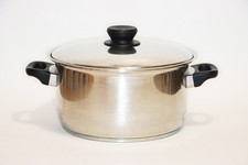 Edelstahl Kochtopf Brendes 5 l mit Deckel, Gas-/E-/ Ceran-Herd, Top Zustand