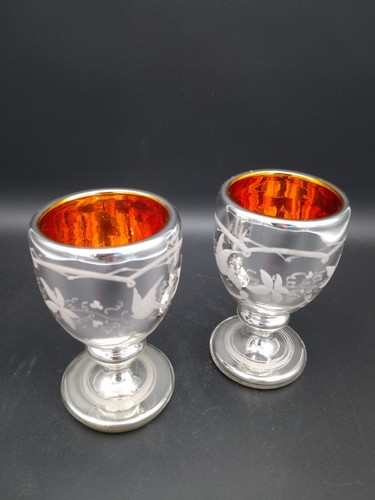 Glas kelche bauernsilber mit - bauernsilber,