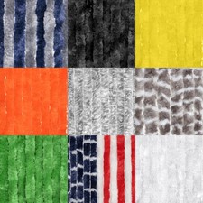 Flauschvorhang Türvorhang Insektenschutz Wohnwagen Camping Fadenvorhang Chenille