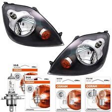Scheinwerfer Set für Ford Fiesta MK6 2005-2008 mit OSRAM Original Lampen H4 W5W