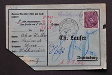 Deutsches Reich Postkarte Bestellung Schweinefutter von Hahnichen 14.12.22 |