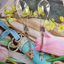 Widmann antik, 2 x Konfitürenenlöffel,Hartglanz versilbert